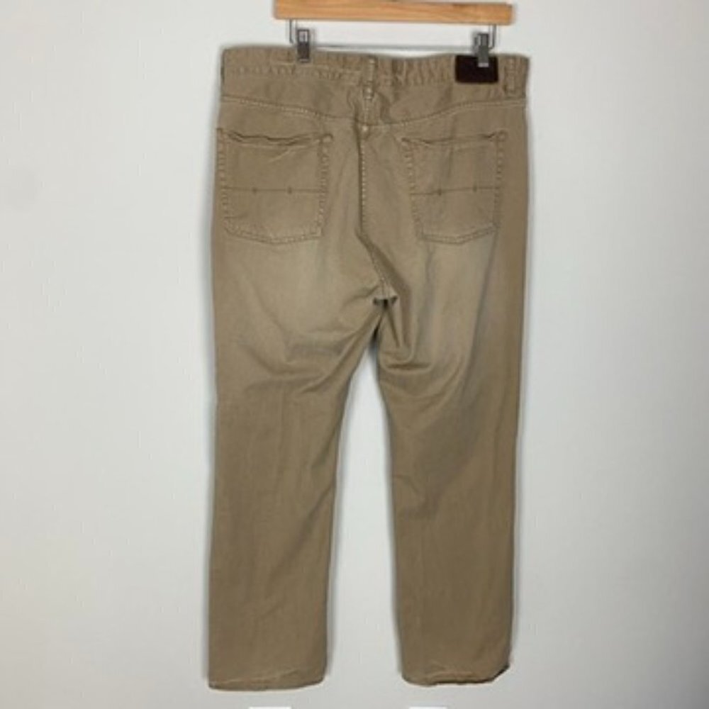 Polo by Ralph Lauren Tan Denim Jeans Straight Leg Mens 40x32 Khaki - Picture 3 of 8